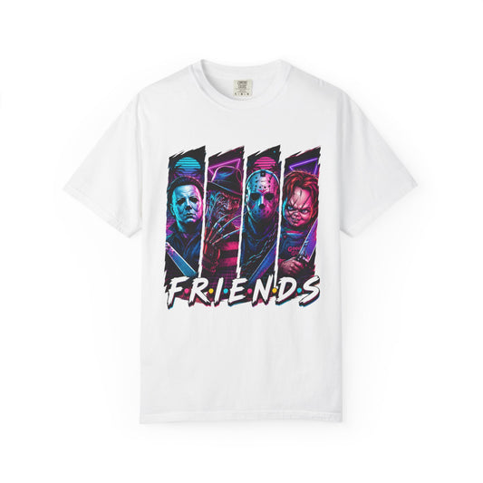 Horror Icons "Friends" Graphic T-Shirt
