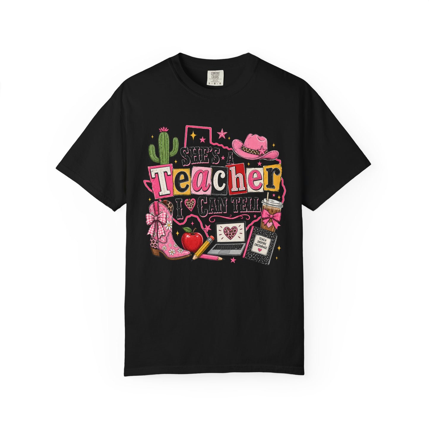 "She's a Teacher I Can Tell" Texas Design 2