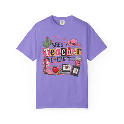 "She's a Teacher I Can Tell" Texas Design 2