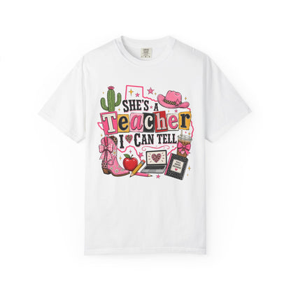 "She's a Teacher I Can Tell" Texas Design 2