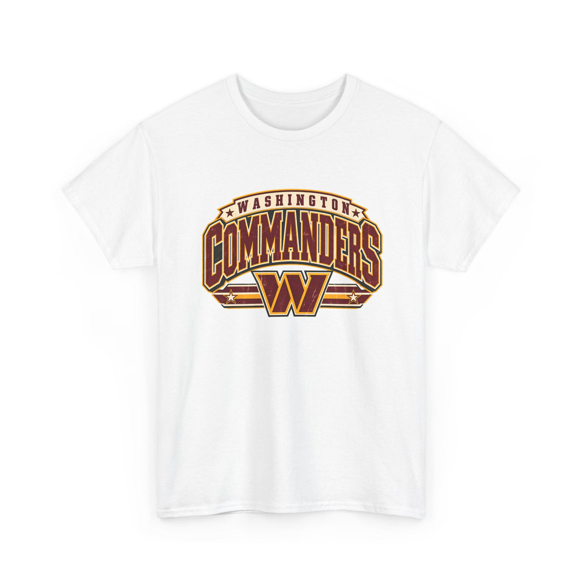 Washington Commanders — Retro W Football Tee