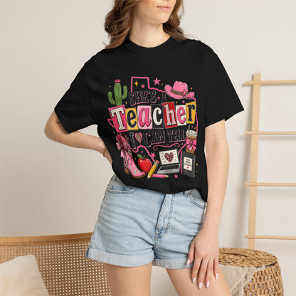 "She's a Teacher I Can Tell" Texas Design 2