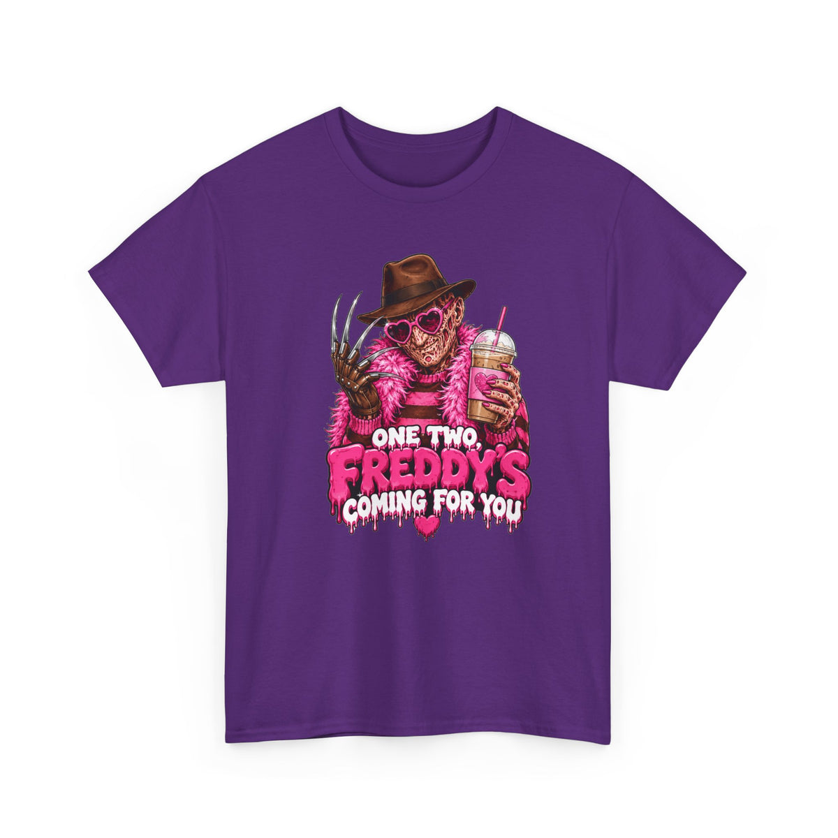 Horror Tee — "One Two, Freddy's Coming For You" Graphic T-Shirt