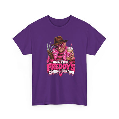 Horror Tee — "One Two, Freddy's Coming For You" Graphic T-Shirt