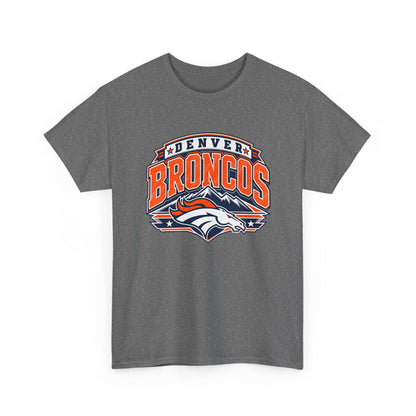 Denver Broncos-Retro Mountain Football Tee