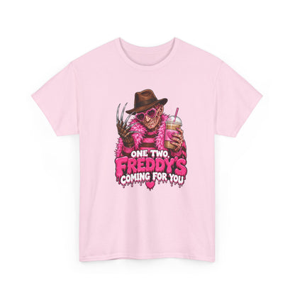 Horror Tee — "One Two, Freddy's Coming For You" Graphic T-Shirt