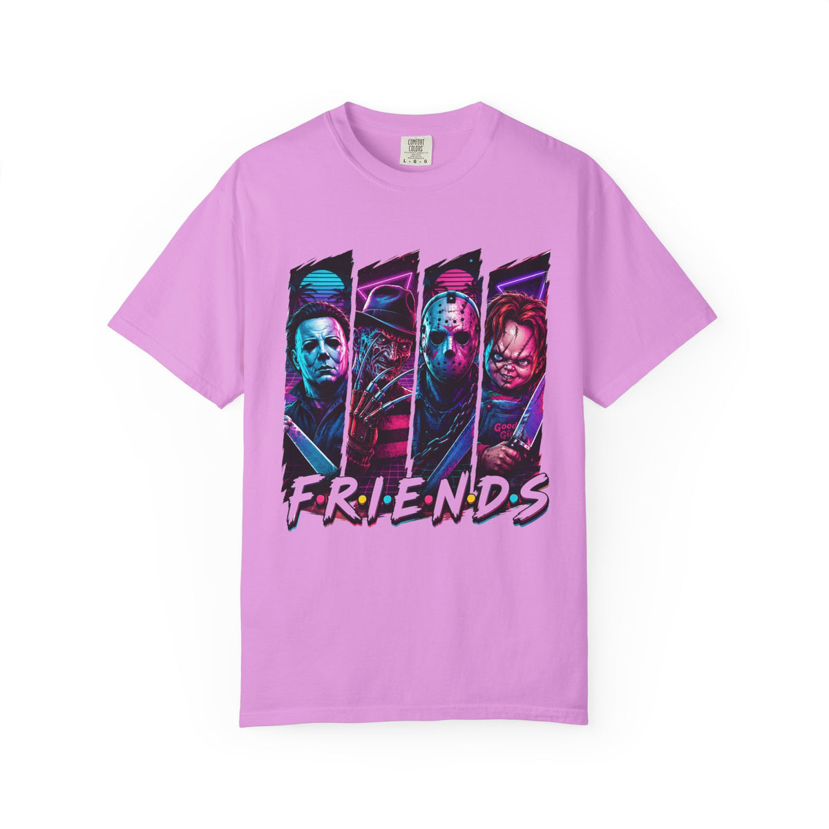 Horror Icons "Friends" Graphic T-Shirt