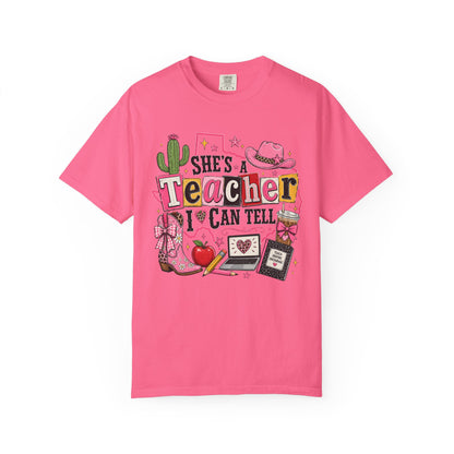 "She's a Teacher I Can Tell" Texas Design 2