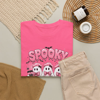 Spooky Pink Ghosts Halloween T-Shirt