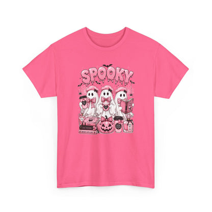 Spooky Pink Ghosts Halloween T-Shirt