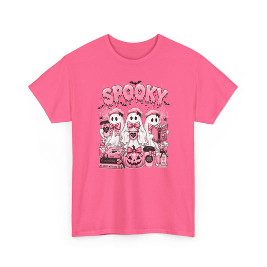 Spooky Pink Ghosts Halloween T-Shirt