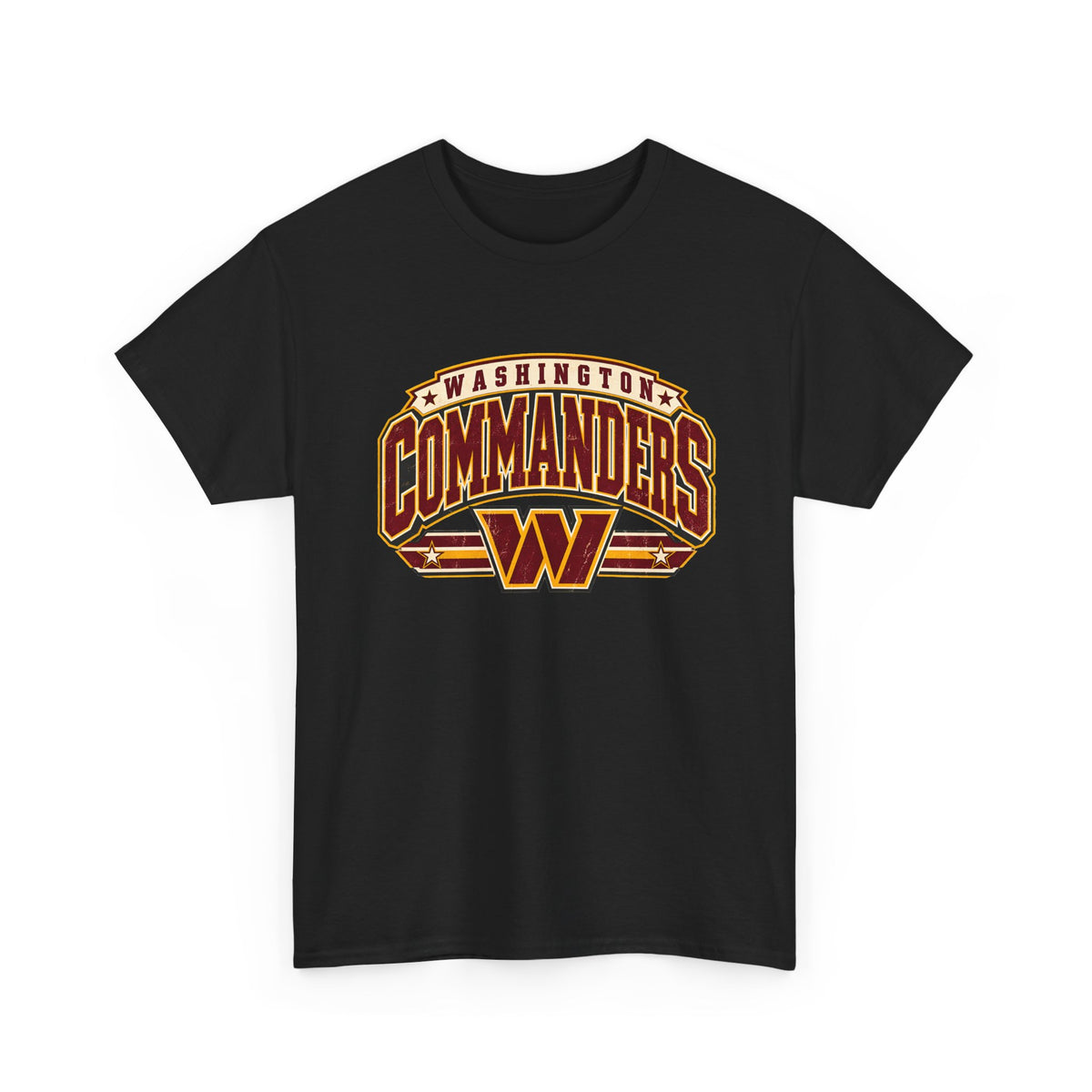 Washington Commanders — Retro W Football Tee