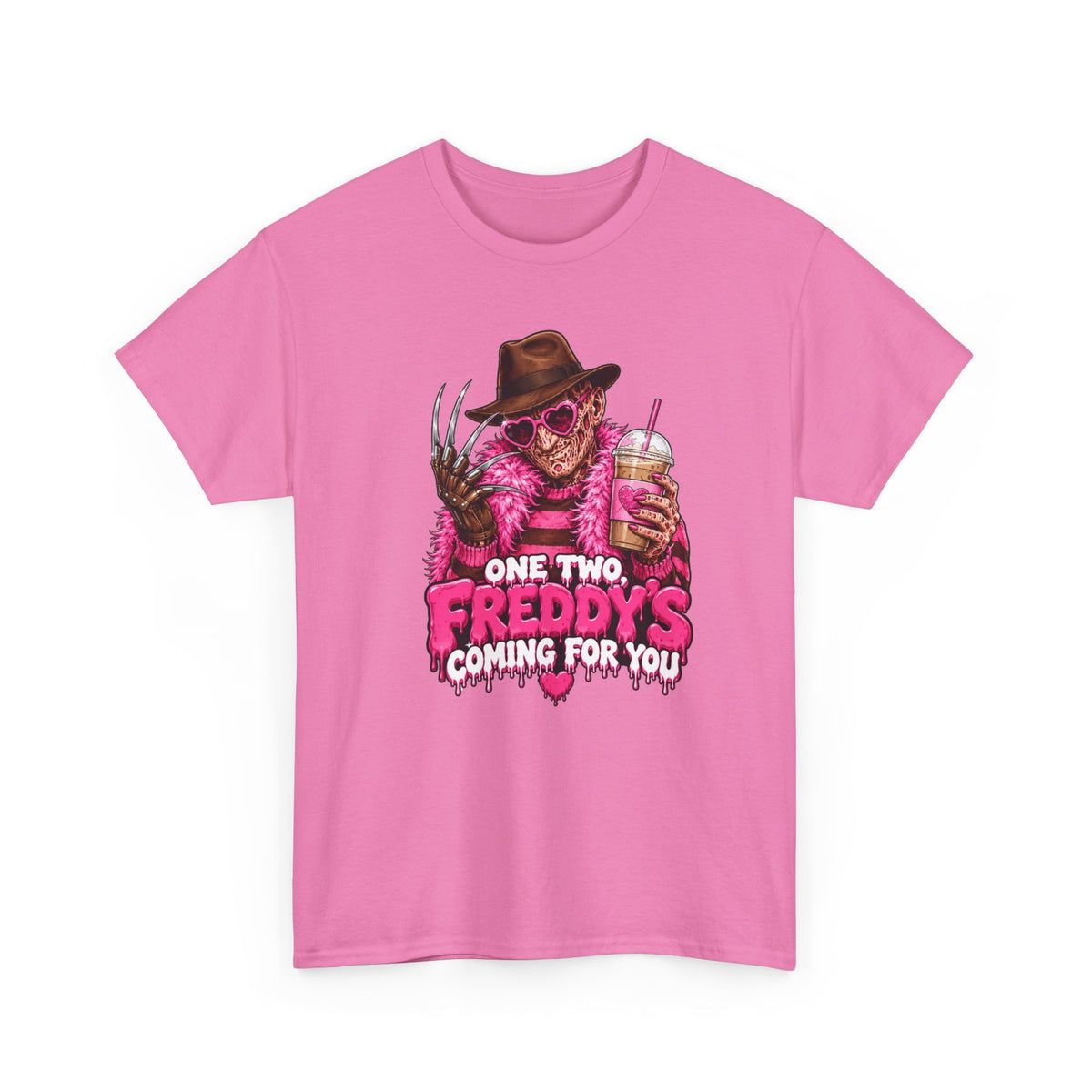 Horror Tee — "One Two, Freddy's Coming For You" Graphic T-Shirt