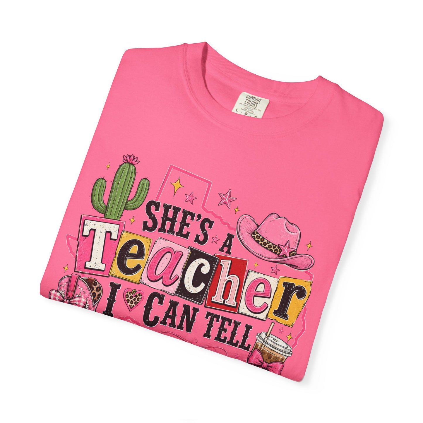 "She's a Teacher I Can Tell" Texas Design 2