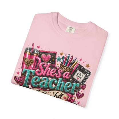 "She's a Teacher I Can Tell" Texas Design 3