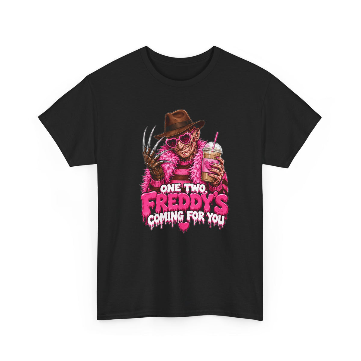 Horror Tee — "One Two, Freddy's Coming For You" Graphic T-Shirt