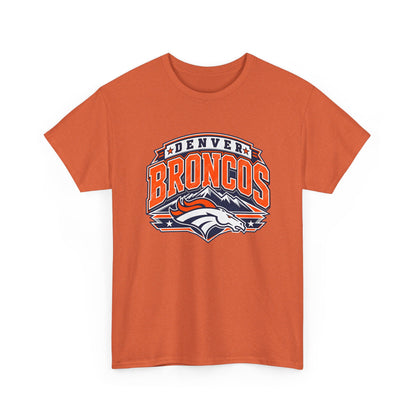 Denver Broncos-Retro Mountain Football Tee