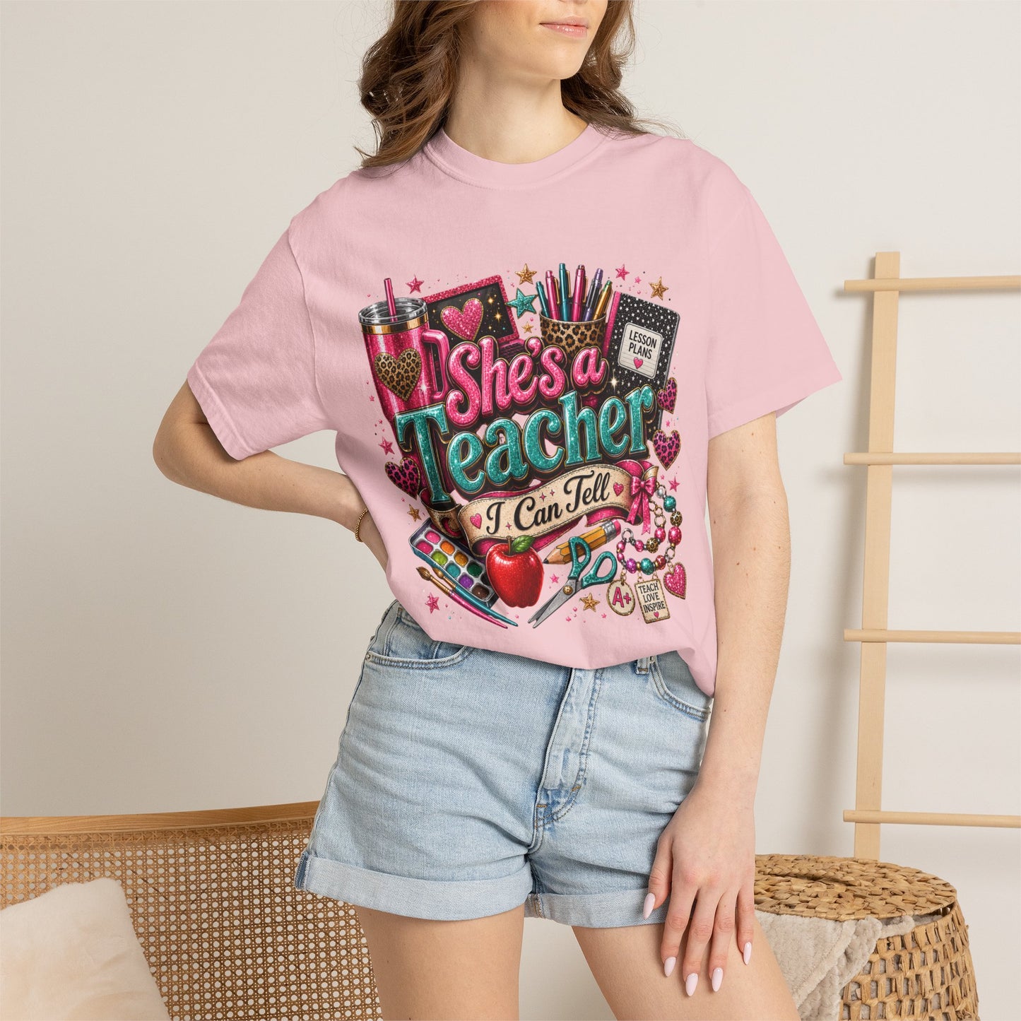 "She's a Teacher I Can Tell" Texas Design 3